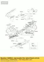 560521662, Kawasaki, marca, carenado upp, 636 kawasaki ZX ninja r 600 6, Nuevo