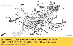 honda 50415MCA000ZA cover, l. pivot plate *nh248r * (nh248r 248gray) - Bottom side