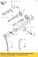 120530278, Kawasaki, 01 corrente-guia, upp kawasaki  1000 2020, Novo