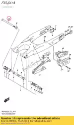 Aquí puede pedir eje, rr swgarm de Suzuki , con el número de pieza 6121128H00: