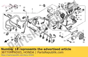 Honda 38770MFAD03 unità pgm-fi - Il fondo