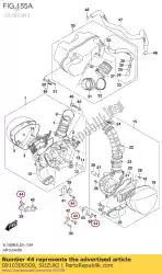 Here you can order the bolt,6x30 from Suzuki, with part number 0910306509: