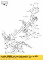 921611097, Kawasaki, amortecedor, bateria vn1500-j1 kawasaki vn vulcan 1500 1600 1700 1999 2000 2001 2002 2003 2004 2005 2006 2007 2009 2010 2011 2012 2013 2014 2015 2016, Novo