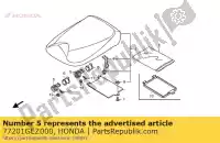 77201GEZ000, Honda, dobradiça, assento honda nps 50 2005 2006 2007 2008 2009 2010 2011 2012, Novo