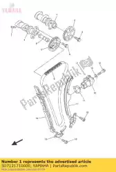 Ici, vous pouvez commander le arbre à cames 1 auprès de Yamaha , avec le numéro de pièce 3D7121710000: