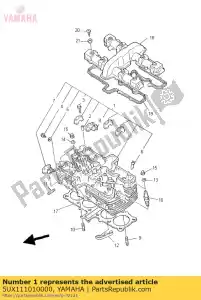 yamaha 5UX111010000 cylinder head assy - Bottom side