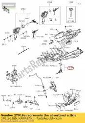 Tutaj możesz zamówić lock-assy, ?? Siedzenie zr800ads od Kawasaki , z numerem części 270165380: