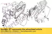 9501868250, Honda, Fascetta, tubo di collegamento del filtro dell'aria (68) honda cbr cr fmx fx slr trx xr 250 400 650 1100 1997 1998 1999 2000 2001 2002 2003 2004 2005 2006 2007, Nuovo