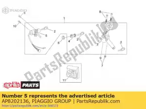 Piaggio Group AP8202136 interruptor principal - bloqueio de direção - Lado inferior