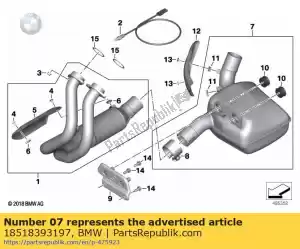 bmw 18518393197 front muffler (to 08/2020) - Bottom side