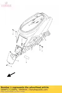 yamaha 5WWF171100PS tampa lateral dpbmh - Lado inferior