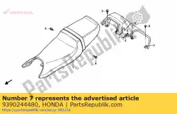 Here you can order the screw,tapping,4x1 from Honda, with part number 9390244480: