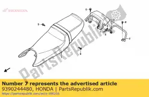 Honda 9390244480 screw,tapping,4x1 - Bottom side