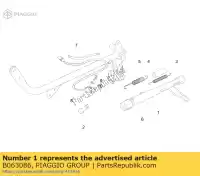 B063086, Piaggio Group, cavalletto laterale moto-guzzi breva ie nevada nevada classic nevada classic ie v 750 2003 2004 2008 2009 2010 2012 2014, Nuovo