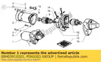 00H03910201, Piaggio Group, zespó? rozrusznika elektrycznego derbi gilera gpr gsm h@k zulu 50 1997 1998 1999 2002 2003 2004 2005, Nowy