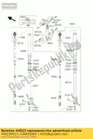 440230017, Kawasaki, cilindro-conjunto-garfo zx600-m1h kawasaki zx 600 2004, Novo