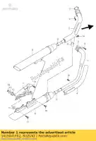 1415041F02, Suzuki, compensador de tubo, exaustão suzuki vl vz 800 2001 2002 2003 2004 2005 2006 2007 2008, Novo