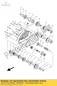 yamaha 1SCE75220000 pignone, trasmissione - Il fondo