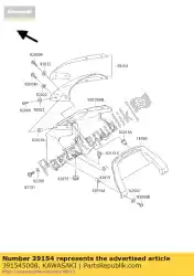 windscherm zr1100-c1 van Kawasaki, met onderdeel nummer 391545008, bestel je hier online: