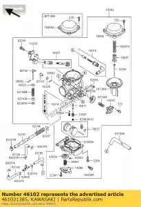 kawasaki 461021385 asta vn800-a1 - Il fondo