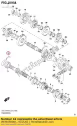 Here you can order the ring from Suzuki, with part number 0939058001: