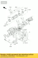 132390010, Kawasaki, drum-assy-change kawasaki zx10r ninja c  zx 10rr 1000 , Nuovo