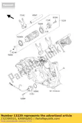 drum-assy-verandering van Kawasaki, met onderdeel nummer 132390010, bestel je hier online: