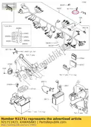 Tutaj możesz zamówić zacisk, ? R = 10 vn1500-p1 od Kawasaki , z numerem części 921711423: