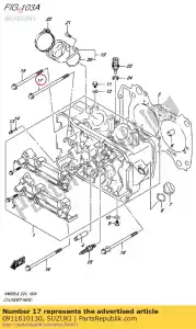 suzuki 0911610130 boulon comp, cylin - La partie au fond