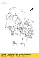 3415223H00, Suzuki, caso, gsx inferiore suzuki gsx 1300 2008 2009 2010, Nuovo