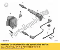 12127679398, BMW, ignition tubing, double-ignition bmw  1150 2001 2002 2003 2004 2005 2006, New