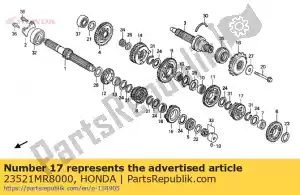Honda 23521MR8000 versnelling, c-6 - Onderkant