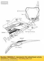 560694015, Kawasaki, pattern,shroud,lwr,rh kx450fef kawasaki kx 450 2014, New