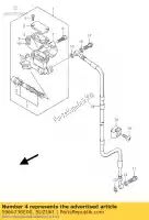 5966736E00, Suzuki, diaframma suzuki dr z rm 125 250 400 1998 1999 2000 2001 2002 2003 2004 2005 2006 2007, Nuovo