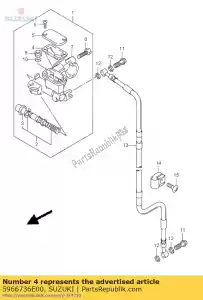 suzuki 5966736E00 diafragma - Onderkant