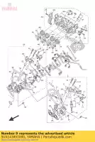 5UX143891000, Yamaha, tepel assy yamaha xjr 1300 2007 2008 2009 2010 2011 2015 2016, Nieuw