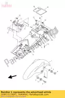 1S4F151100P1, Yamaha, b?otnik, przód yamaha ybr 250 2007 2009 2011, Nowy