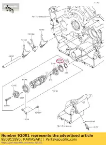 Kawasaki 920811895 spring - Bottom side