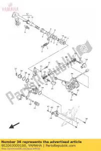 yamaha 902063000100 lavadora, onda - Lado inferior