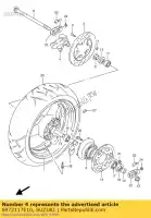 6972117E10, Suzuki, bracket,rr.cal. suzuki rf  ru r gsxr w r2 gsx r750w r1100w rf600ru rf900r rf600r 600 900 750 1100 , New