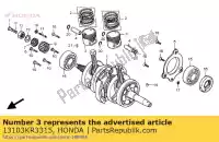 13103KR3315, Honda, zuiger (0,50) honda cb cmx 250 1992 1994 1996 1997 1998 1999, Nieuw