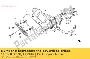Honda 18336KTF640 couvercle, capteur o2 - La partie au fond