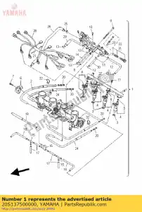 yamaha 20S137500000 conjunto do corpo do acelerador - Lado inferior