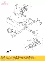 4NK833100000, Yamaha, front flasher light assy 1 yamaha xvz royalstar 1300, New