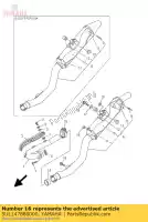 5UL147880000, Yamaha, Bande, silencieux yamaha yz 250 2003 2004 2005, Nouveau