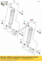 Here you can order the shockabsorber,rr,c. L. Gre from Kawasaki, with part number 45014044746W: