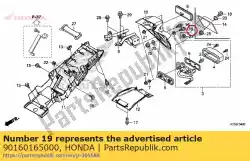 Here you can order the bolt, rr. Fender setting from Honda, with part number 90160165000: