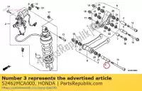 52462MCA000, Honda, collare, biella pi honda gl goldwing a  bagger f6 b gold wing deluxe abs 8a gl1800a gl1800 airbag 1800 , Nuovo