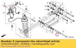 Aquí puede pedir collarín, biela pi de Honda , con el número de pieza 52462MCA000: