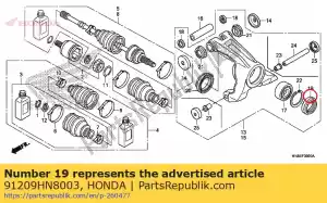 honda 91209HN8003 joint anti-poussière, 42x59x6 - La partie au fond